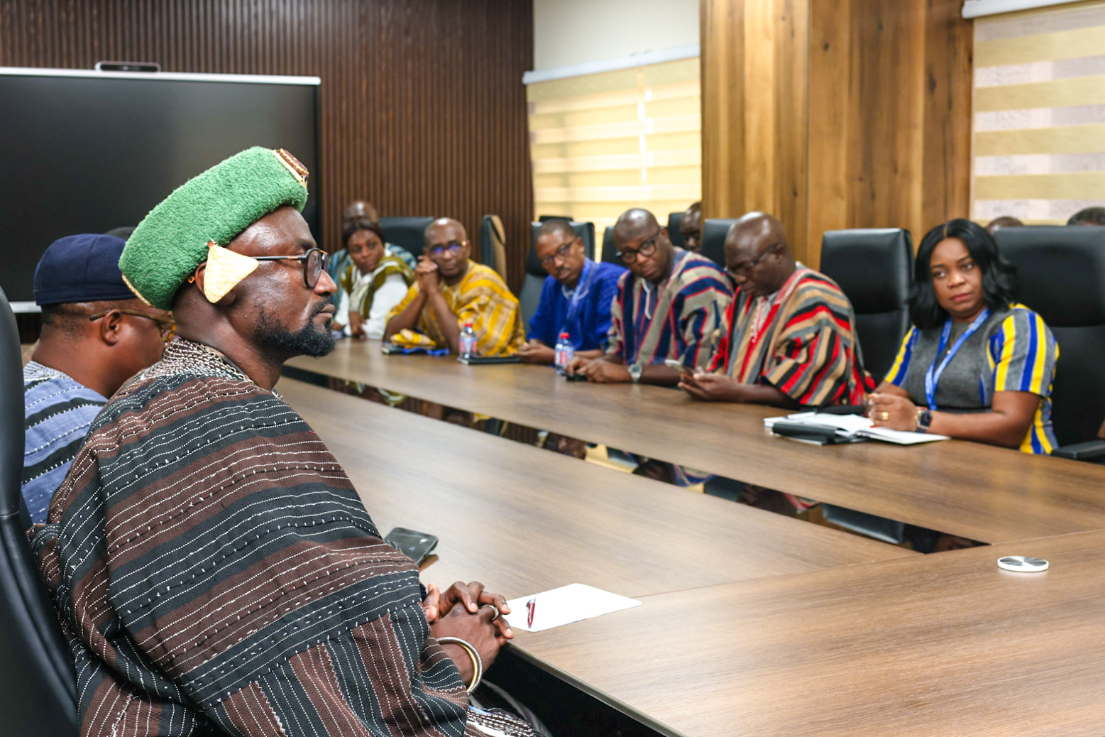 Regent of Bimbila Pays Courtesy Call on Managing Director of NIB - Image 1
